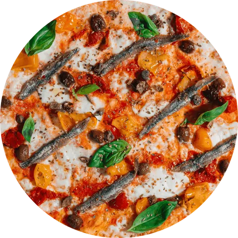 Pizza Chioggia vista dall'alto