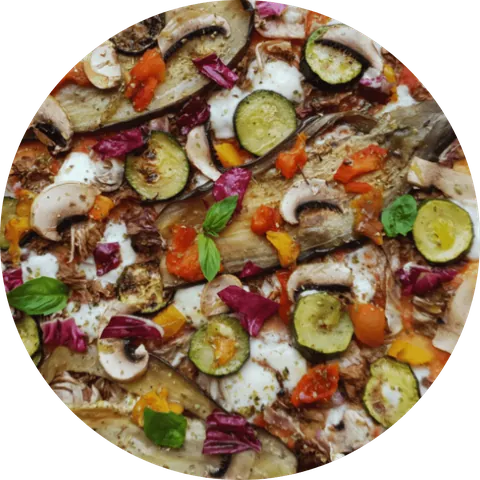 Pizza Ortosana vista dall'alto