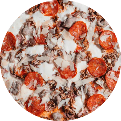 Pizza Polesana vista dall'alto